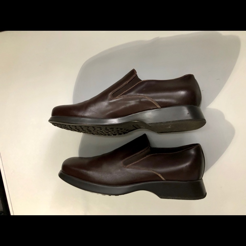 Bacco Bucci Brown Slip-on Shoes - Picture 3 of 4